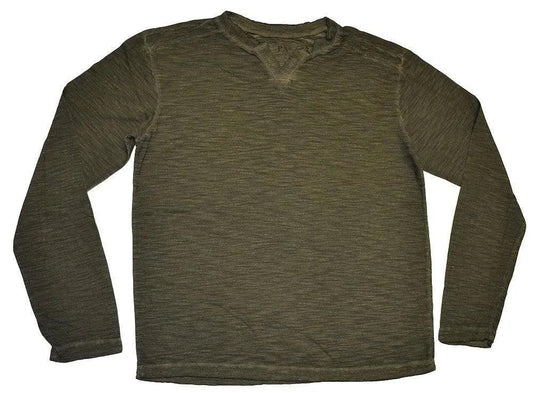 PX Clothing Long Sleeve Slub Henley Shirt - PX Clothing