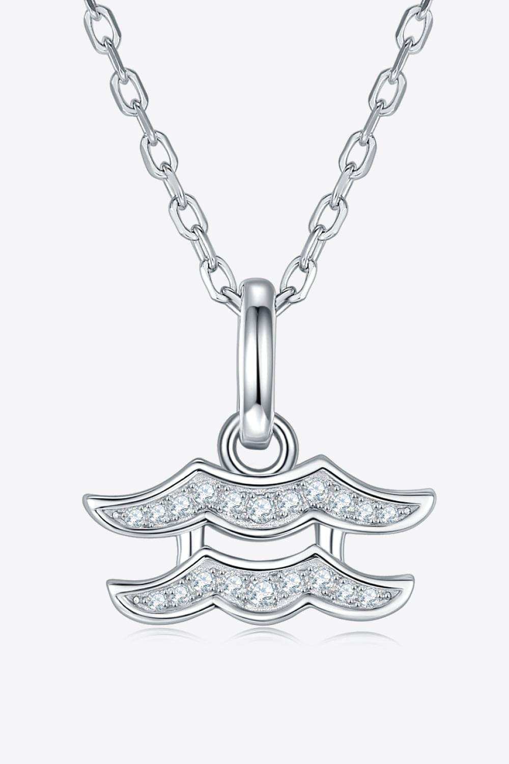 Moissanite Constellation Pendant Necklace - Trendsi - Flyclothing LLC