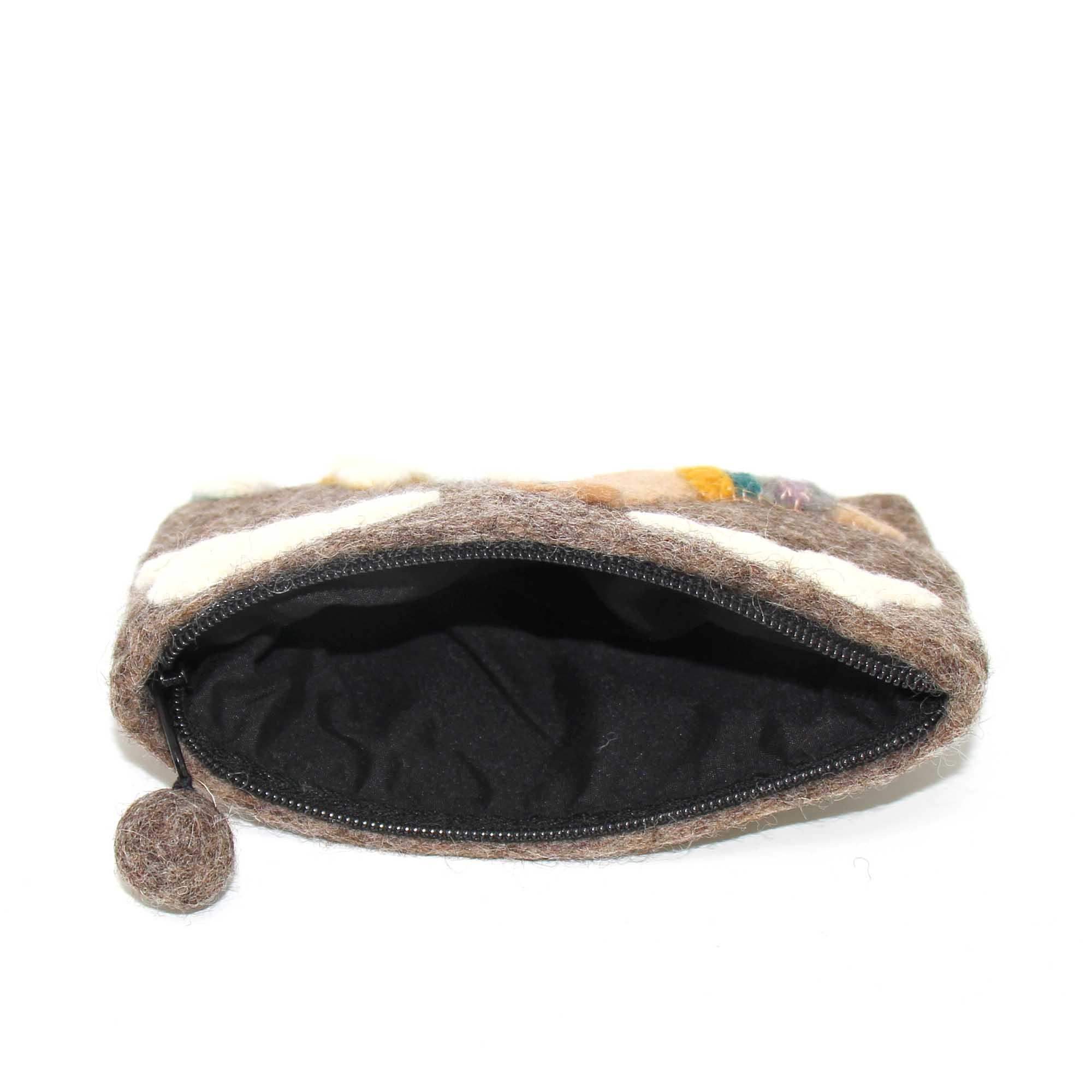 Hand Crafted Felt: Llama Pouch - Global Groove Direct - Flyclothing LLC
