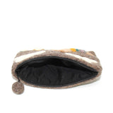 Hand Crafted Felt: Llama Pouch - Global Groove Direct
