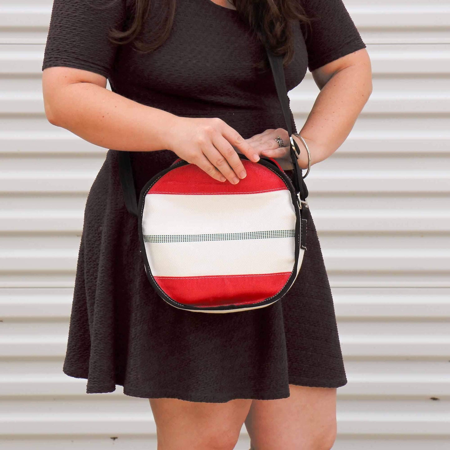 Firehose Round Shoulder Bag - Beaurer Creations - Flyclothing LLC