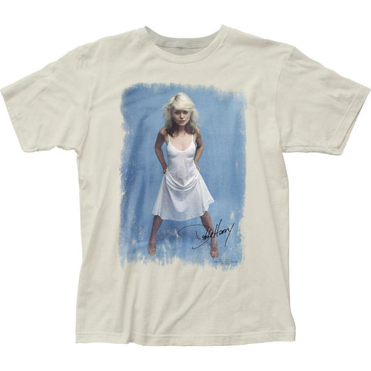 Debbie Harry White Dress fitted jersey tee - Blondie