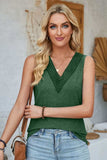 Lace Detail V-Neck Tank - Trendsi - Flyclothing LLC