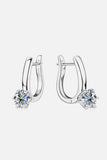 2 Carat Moissanite 925 Sterling Silver Earrings - Trendsi - Flyclothing LLC