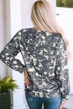 Tie-Dye Round Neck Long Sleeve T-Shirt - Trendsi - Flyclothing LLC
