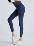 Wide Waistband Sports Leggings - Trendsi - Flyclothing LLC
