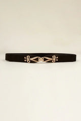 Alloy Buckle Elastic Belt - Trendsi - Flyclothing LLC