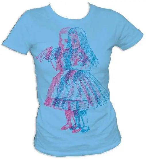 Alice In Wonderland Blurred Alice Tee - Flyclothing LLC