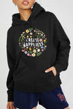 Simply Love Full Size CREATE HAPPINESS Graphic Hoodie - Trendsi