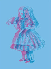 Alice In Wonderland Blurred Alice Tee - Flyclothing LLC