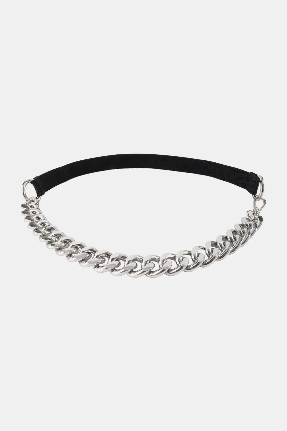Half Alloy Chain Elastic Belt - Trendsi - Flyclothing LLC