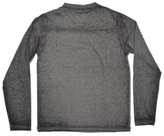 PX Clothing Y-Neck 3 Button Henley (Chrome) - Flyclothing LLC