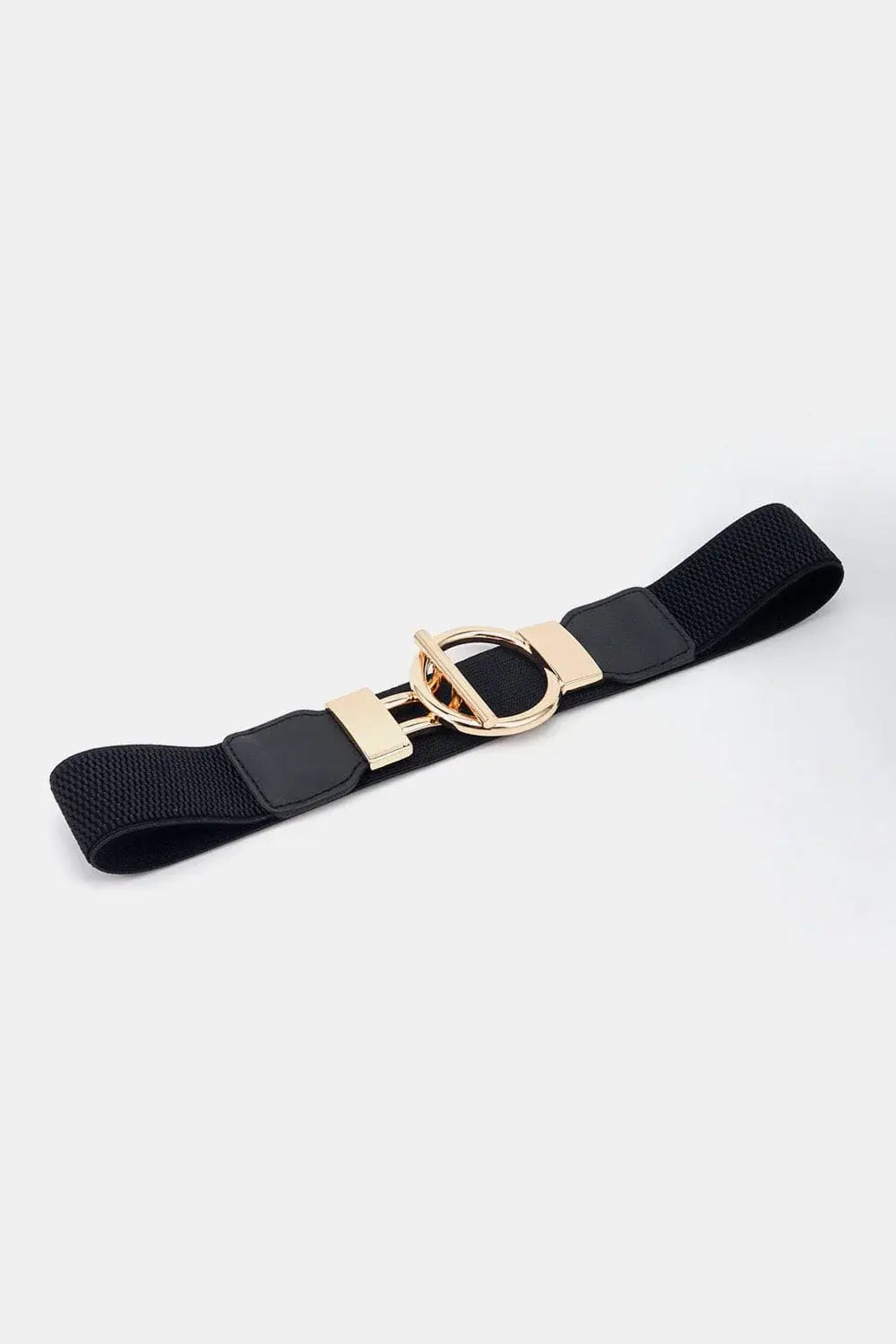 Circle Shape Buckle Zinc Alloy Buckle PU Leather Belt - Trendsi - Flyclothing LLC