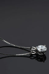 Show Off 1 Carat Moissanite Pendant Necklace - Trendsi - Flyclothing LLC