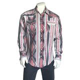 Rockmount Ranch Wear Premium Flannel Jacquard Western Shirt - Rockmount Clothing
