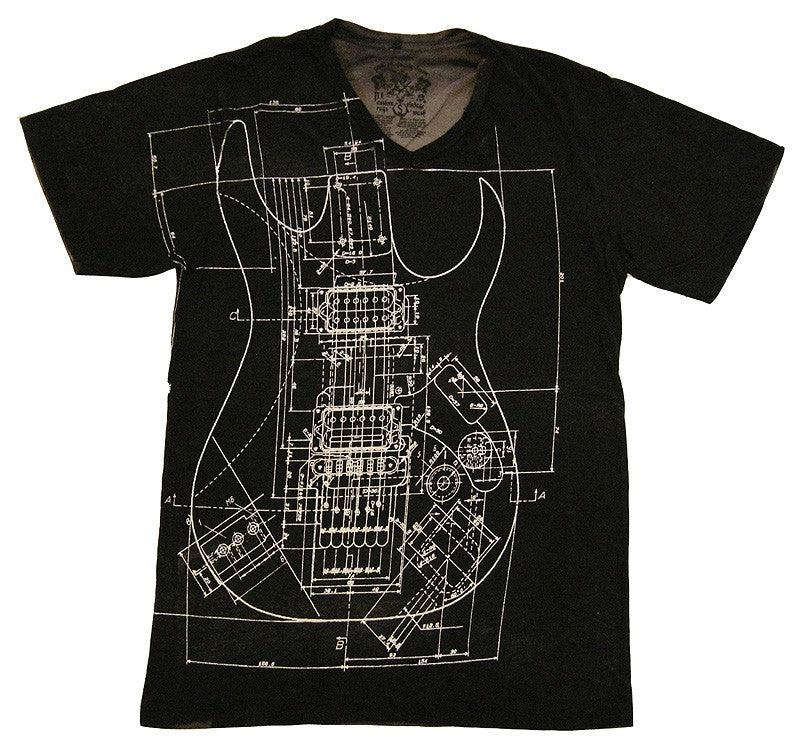 PX Clothing Guitar V-Neck Shirt - Flyclothing LLC