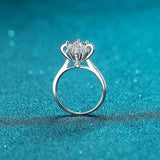 1 Carat Moissanite 925 Sterling Silver Ring - Trendsi