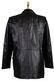 Scully BLACK LAMB W/BUTTERCUP OSTRICH TRIM OSTRICH TRIMMED BLAZER - Scully Leather
