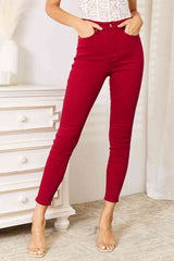 Judy Blue Full Size High Waist Tummy Control Skinny Jeans - Trendsi - Flyclothing LLC