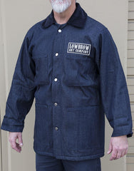 Lowbrow Prison Yard Mens Lined Denim Jacket - Flyclothing LLC