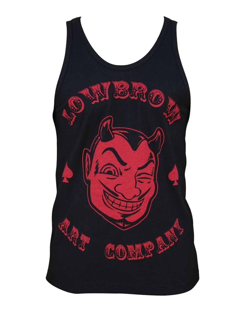 Lowbrow Red Devil Mens Tank Top - Lowbrow Art Company
