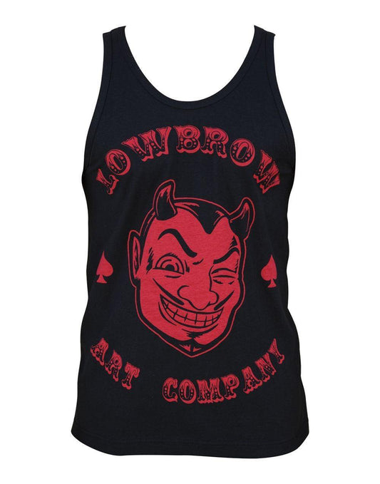 Lowbrow Red Devil Mens Tank Top - Lowbrow Art Company