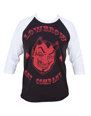 Lowbrow Red Devil Baseball Shirt - Lowbrow Art Company