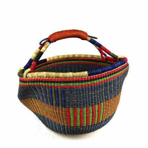 Bolga Market Basket, Large - Mixed Colors - Gitzell - Flyclothing LLC