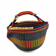Bolga Market Basket, Large - Mixed Colors - Gitzell