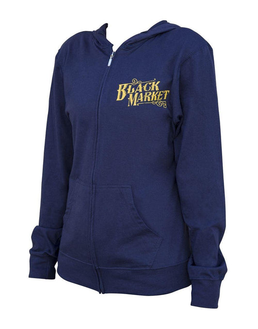 Tennessee Dave Anchor Womens Light Weight Hoodie - Lowbrow Art Company