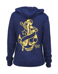 Tennessee Dave Anchor Womens Light Weight Hoodie - Flyclothing LLC