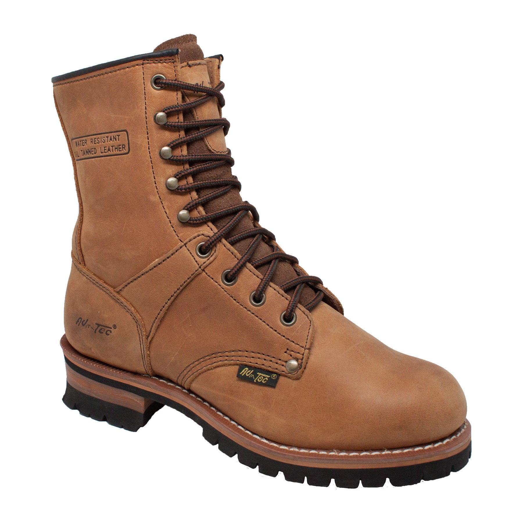 AdTec Men's 9" Logger Brown - AdTec - Flyclothing LLC