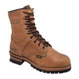 AdTec Men's 9" Logger Brown - AdTec