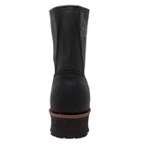 AdTec Men's 9" Steel Toe Logger Black - AdTec