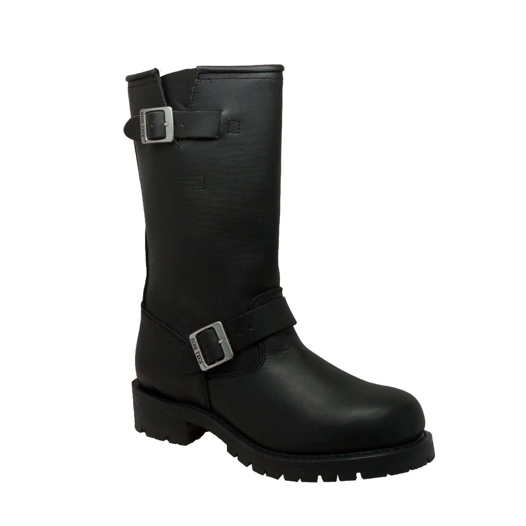 RideTecs Men's 11" Engineer Boot Black - Flyclothing LLC