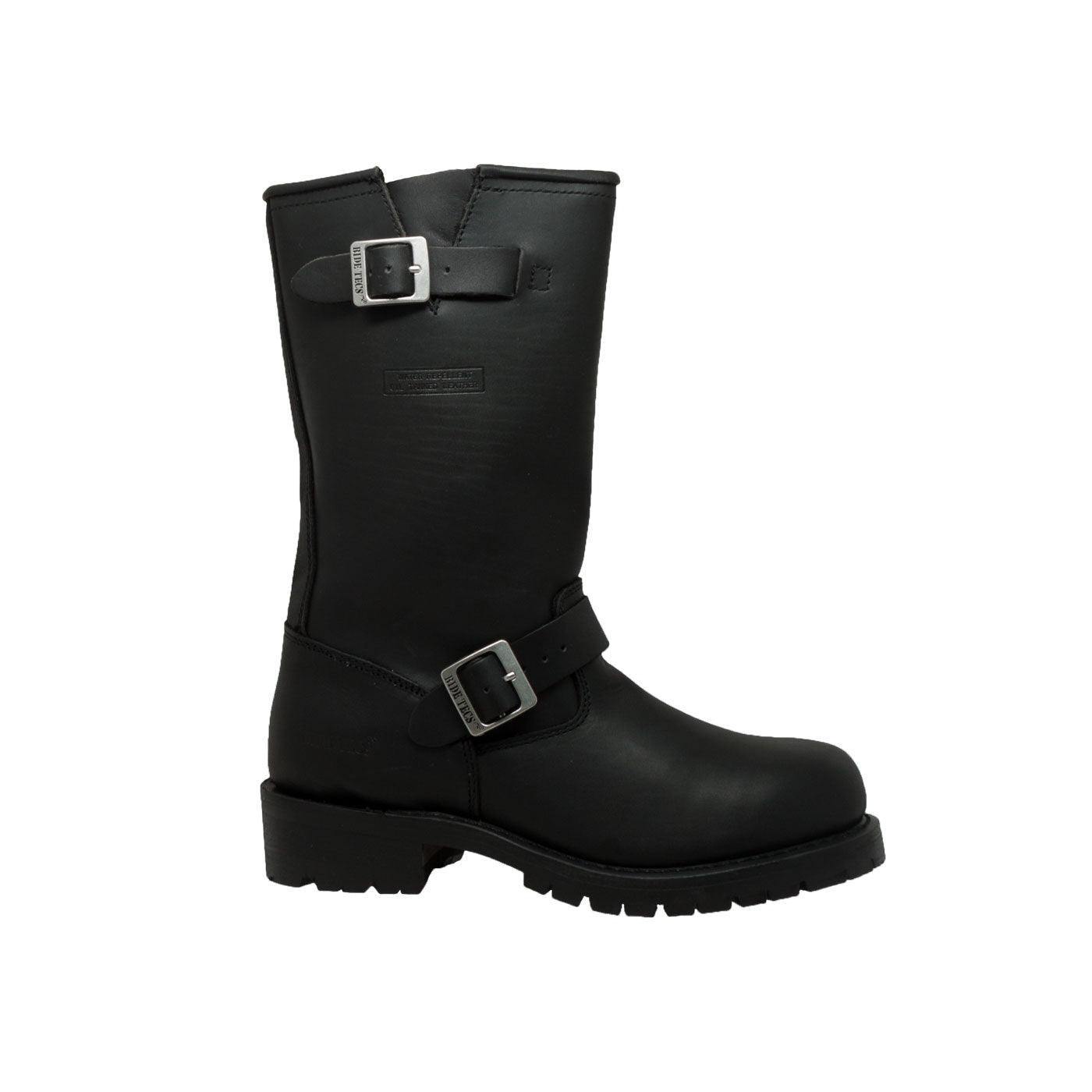 RideTecs Men's 11" Engineer Boot Black - RideTecs