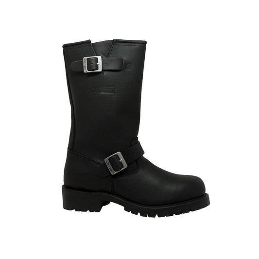 RideTecs Men's 11" Engineer Boot Black - RideTecs
