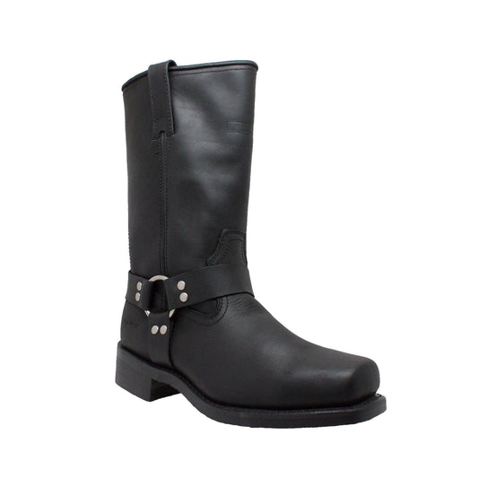 RideTecs Men's 13" Harness Boot Black - RideTecs