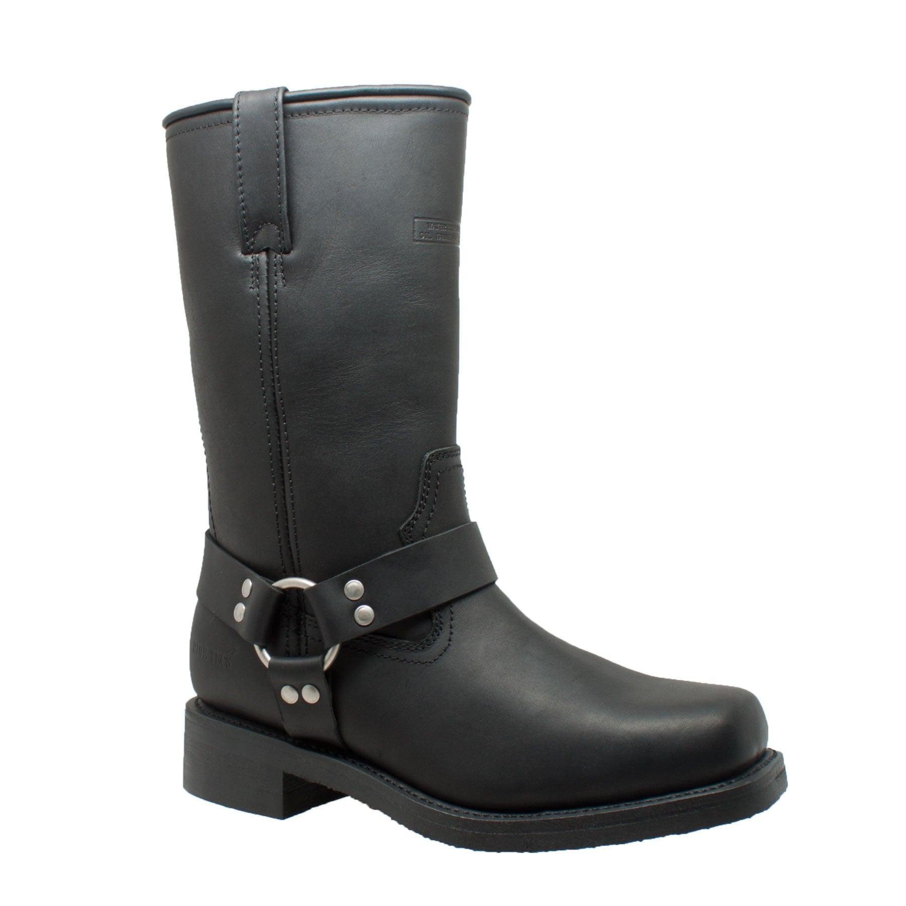 RideTecs Men's 13" Waterproof Harness Boot Black - RideTecs