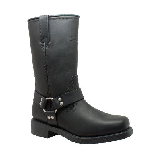 RideTecs Men's 13" Waterproof Harness Boot Black - RideTecs