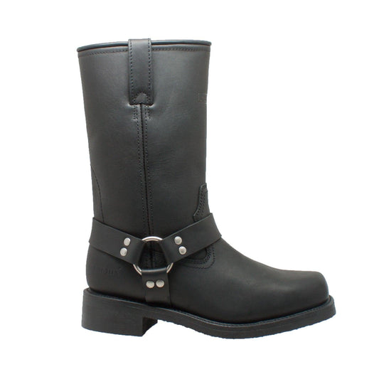 RideTecs Men's 13" Waterproof Harness Boot Black - RideTecs