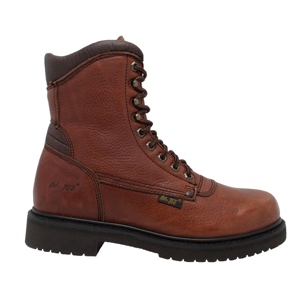 AdTec Men's 8" Work Boot Brown - AdTec - Flyclothing LLC
