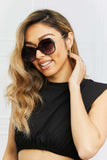 Metal-Plastic Hybrid Full Rim Sunglasses - Trendsi - Flyclothing LLC