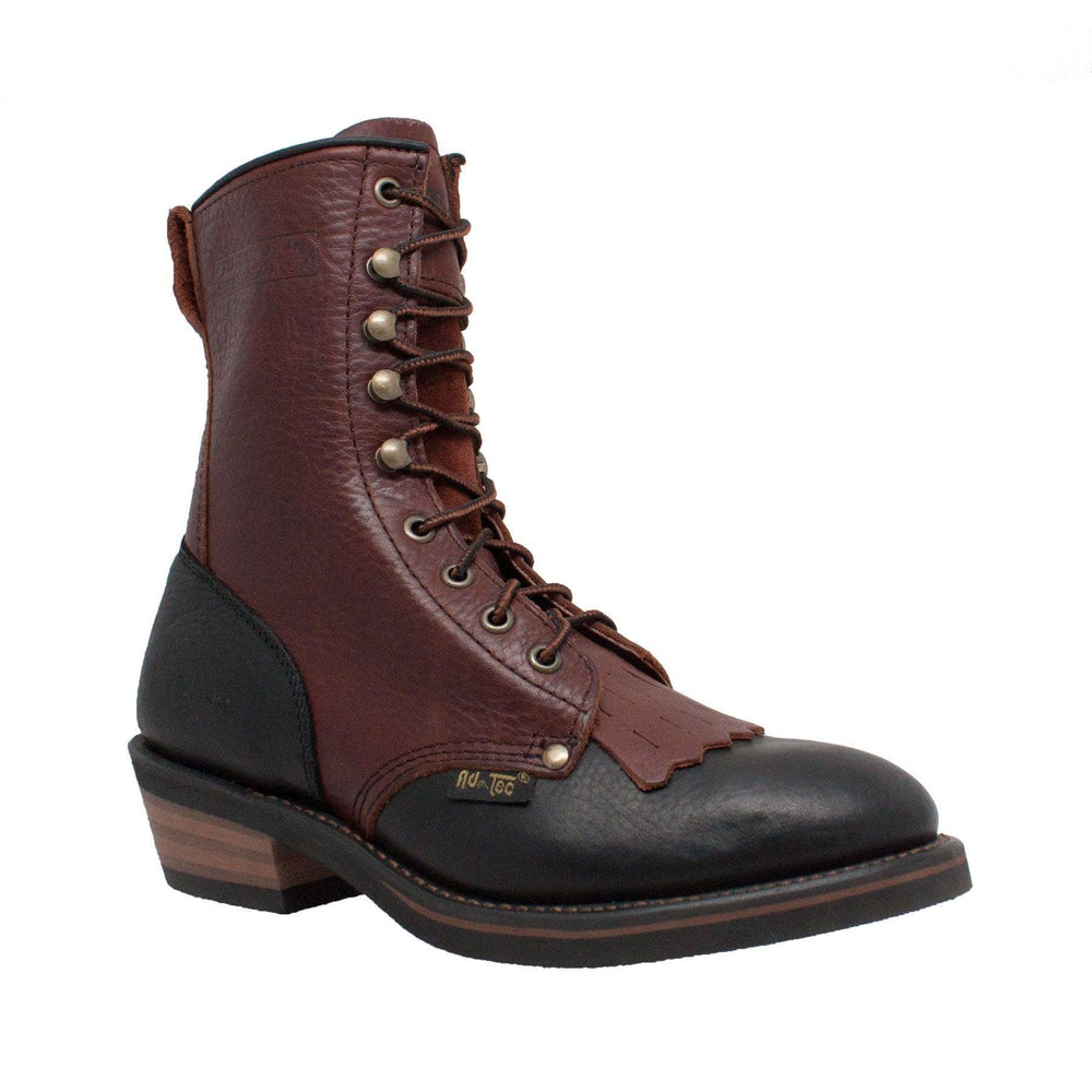 AdTec Women's 8" Packer Black/Dark Cherry - AdTec