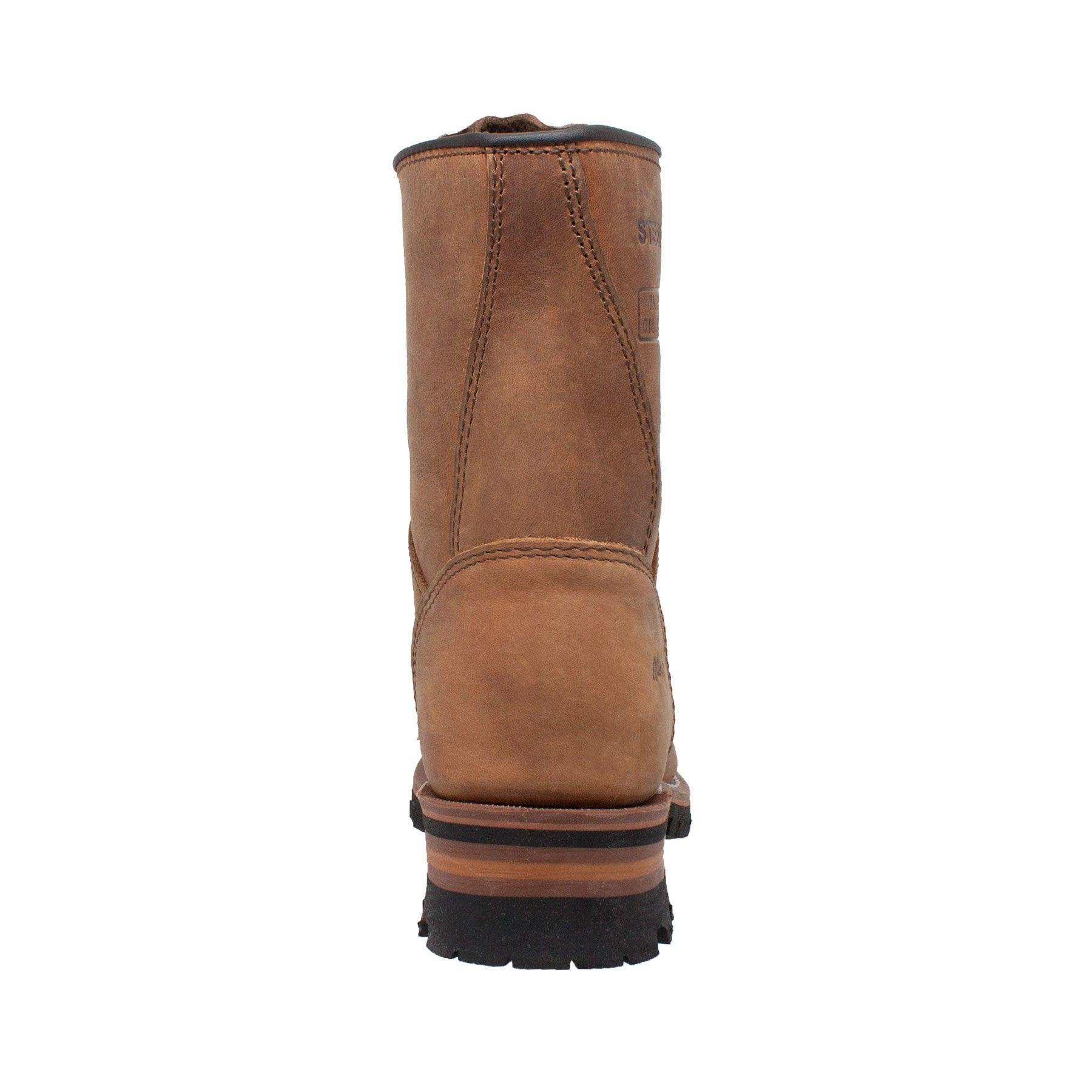 AdTec Women's 9" Steel Toe Logger Brown - Flyclothing LLC