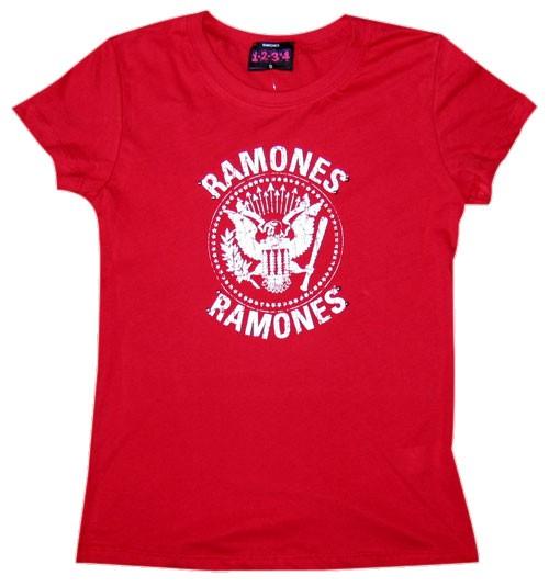 Ramones Red Baby Studded Tee - Flyclothing LLC