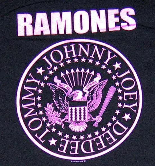 Ramones Purple Presidential Logo Tee - Ramones