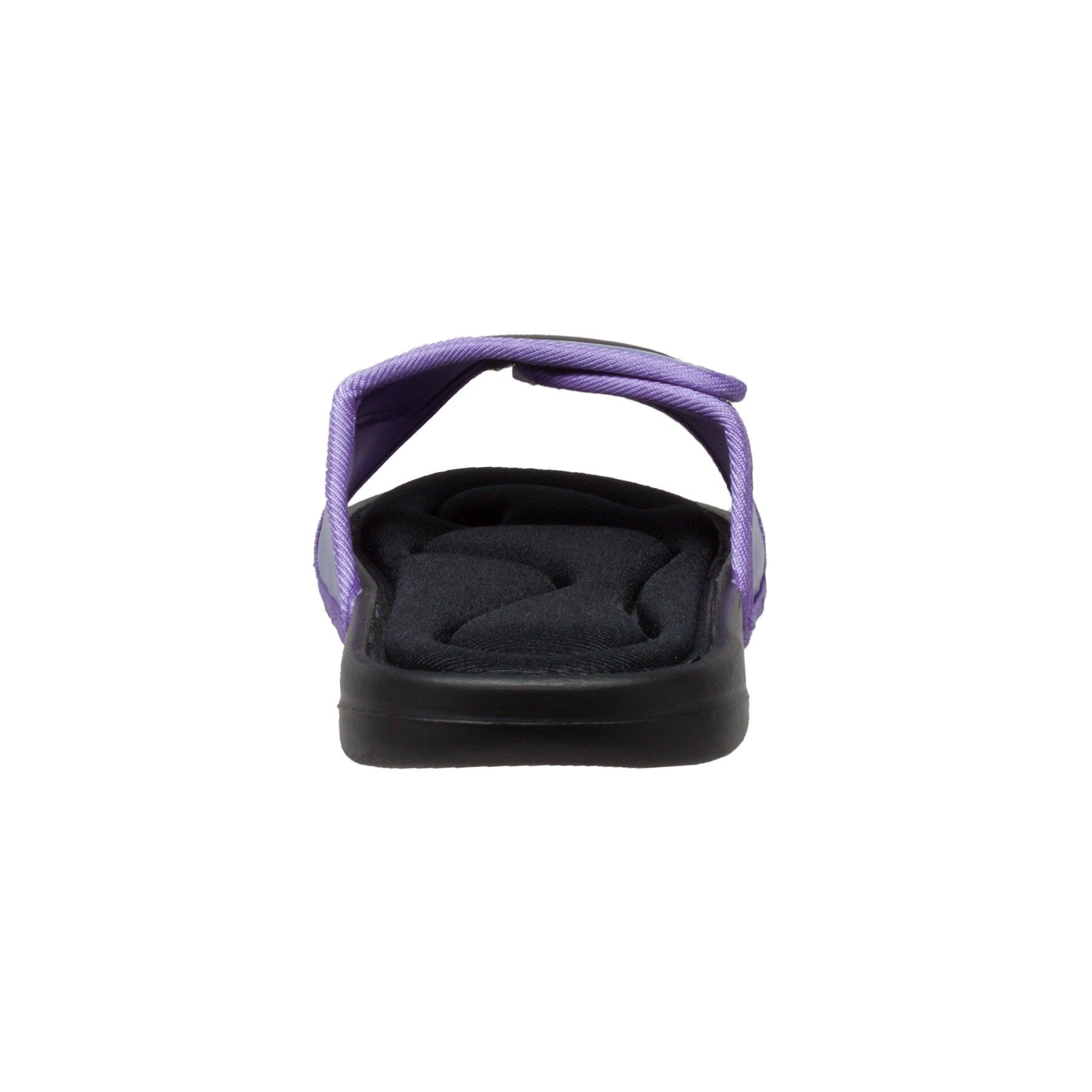 Shaboom Womens Memory Foam Comfort Sandal Purple-Black - Flyclothing LLC