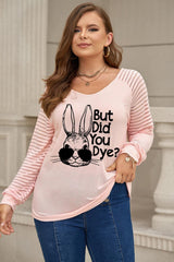 Plus Size BUT DID YOU DYE Graphic Easter Tee - Flyclothing LLC