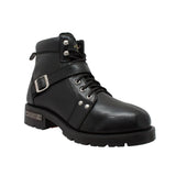 RideTecs Men's 6" Lace Zipper Boot Black - RideTecs